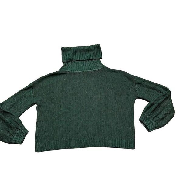 House of Harlow 1960 x Revolve Women's Turtleneck Pullover Sweater Green Size XS - Picture 7 of 8